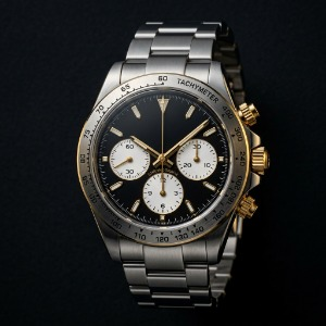HORLOGE & CO. HC-C04 ROUND 크로노그래프 워치