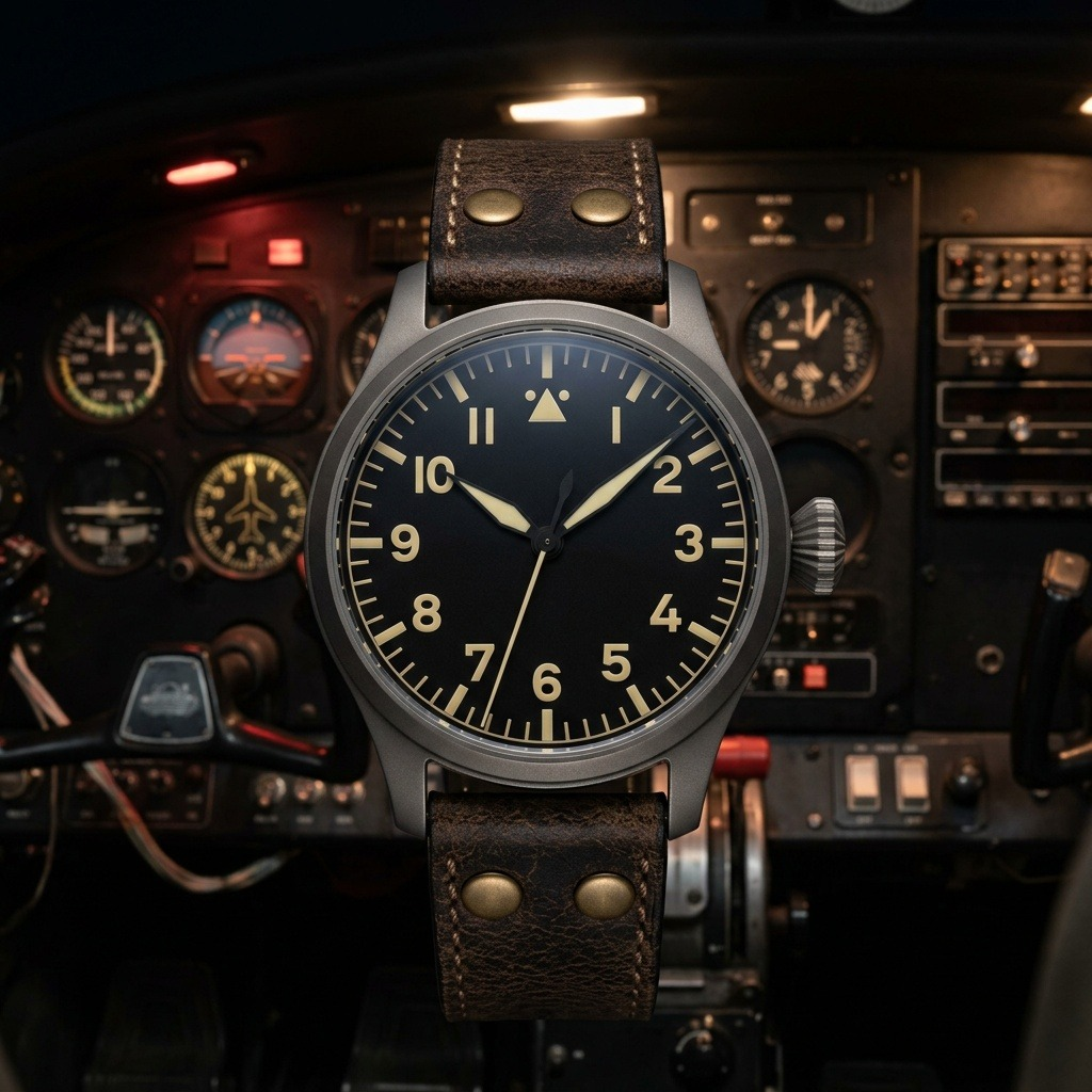HC-P08 ERGO 파일럿 GMT 워치